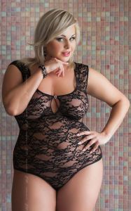 Anna - Plus Size - black 1815 body