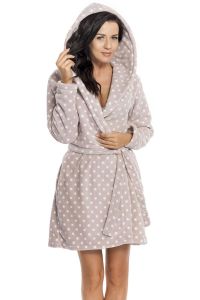 Dn-nightwear SSK.9159 szlafrok z kapturem