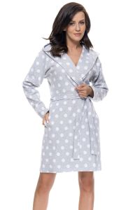 Dn-nightwear SWD.9079 szlafrok z kapturem