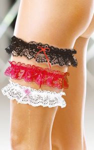 Garter 7401 - black podwiązka