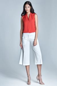 Spodnie culottes - ecru - SD24